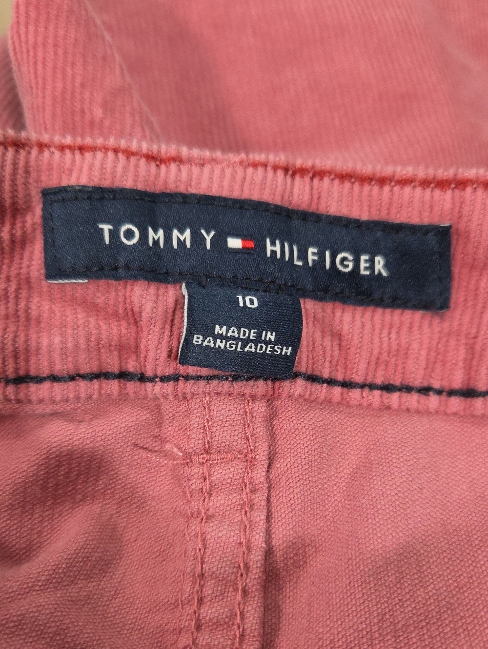•Tommy Hilfiger• Little Girls Pink Corduroy Flare Pants - Picture 3 of 5